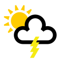 Vereinzelt Regen und Gewitter