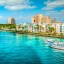 Meerestemperatur auf den Bahamas von Stadt zu Stadt