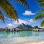 Wo und wann man auf Bora Bora baden sollte: monatliche Meerestemperatur
